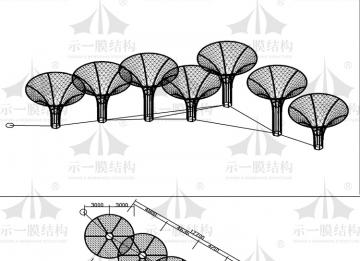 在上海示一膜結(jié)構(gòu)設(shè)計(jì)成套鋼結(jié)構(gòu)圖紙，費(fèi)用大約多少？